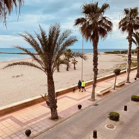 El Campello, Vista Al Mar Primera Linea De Playa アパート エル・カンページョ